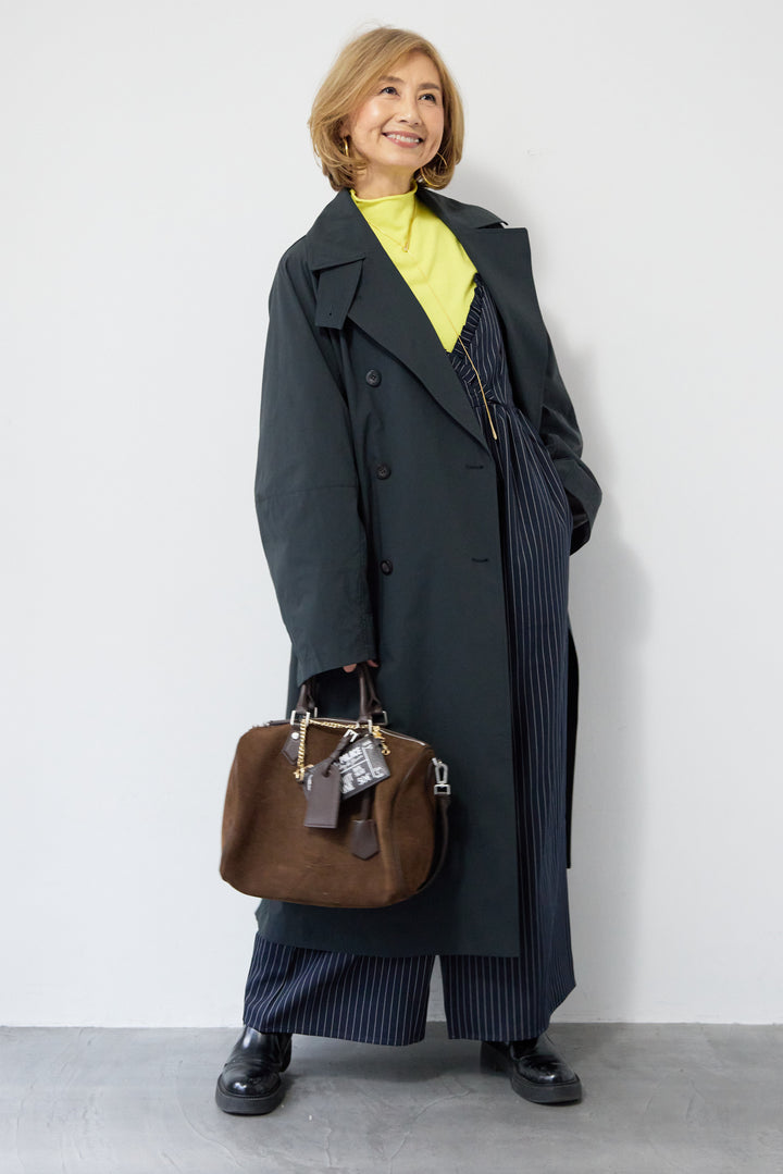 バックデザイン・ビッグシルエットスプリングコート