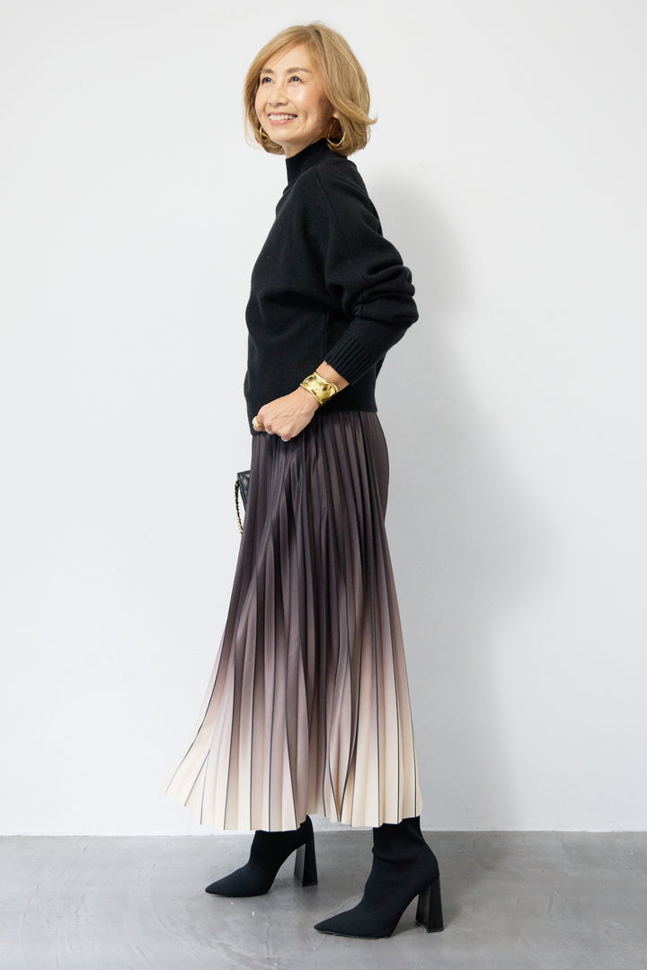 2WAYレイヤードニット