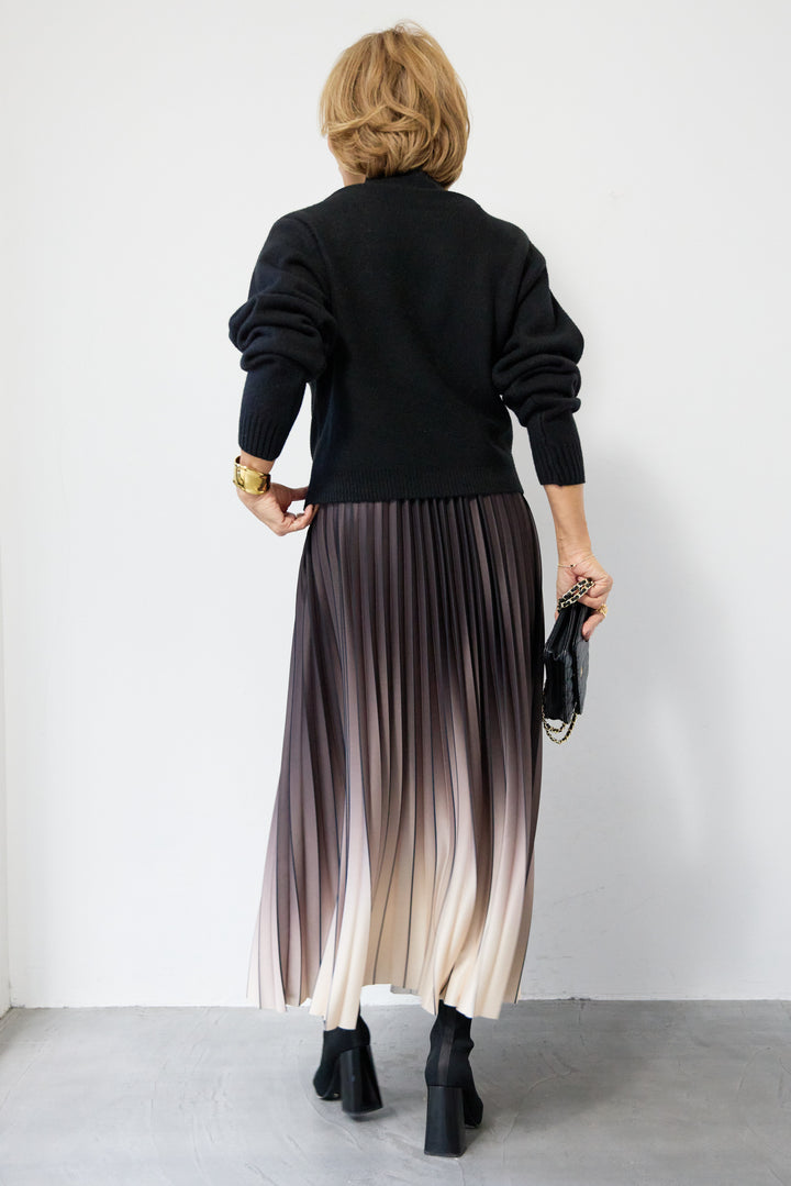 2WAYレイヤードニット