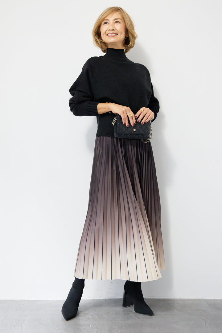 2WAYレイヤードニット