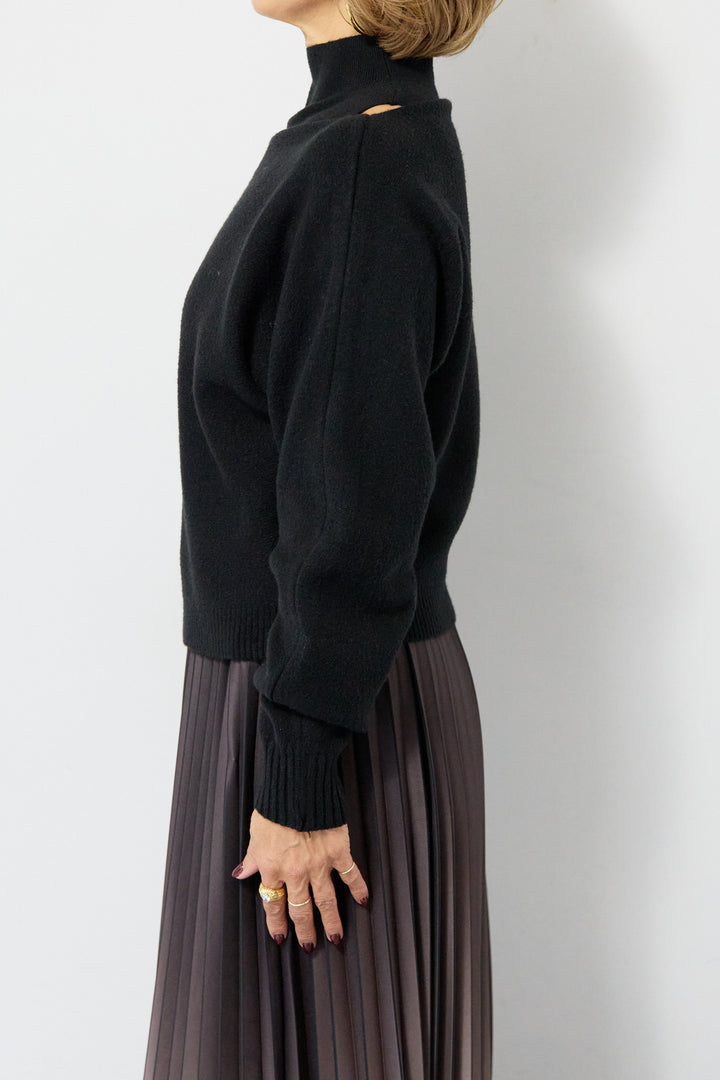 2WAYレイヤードニット