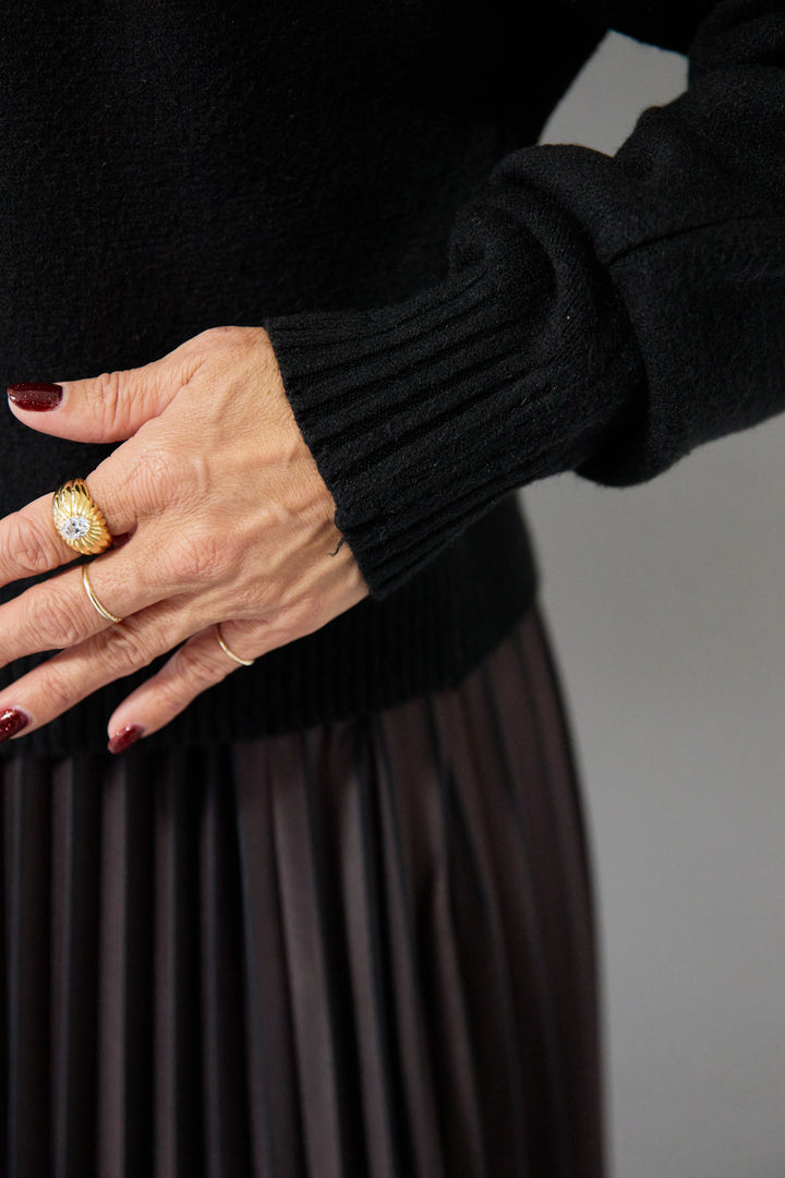 2WAYレイヤードニット