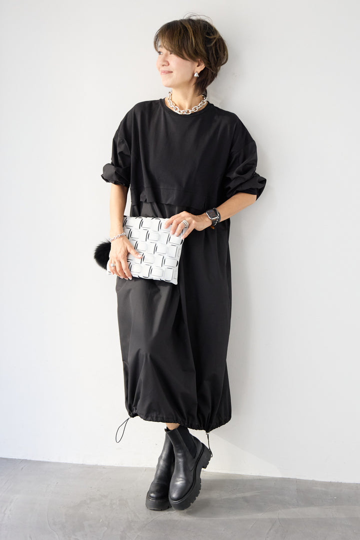 布帛切替カットワンピース