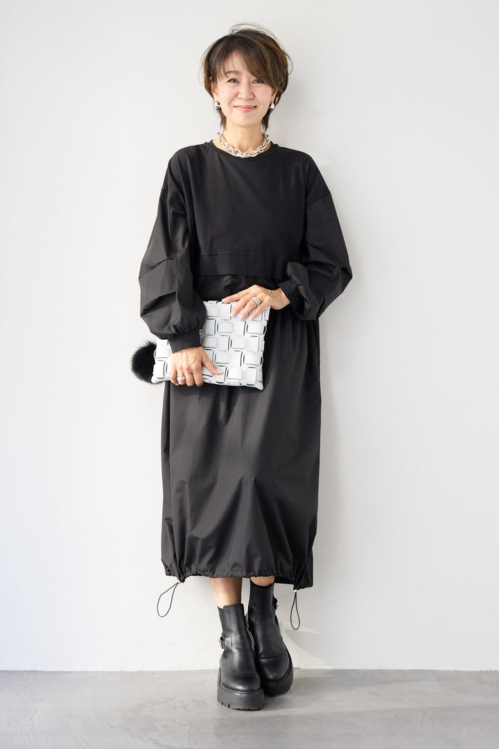 布帛切替カットワンピース