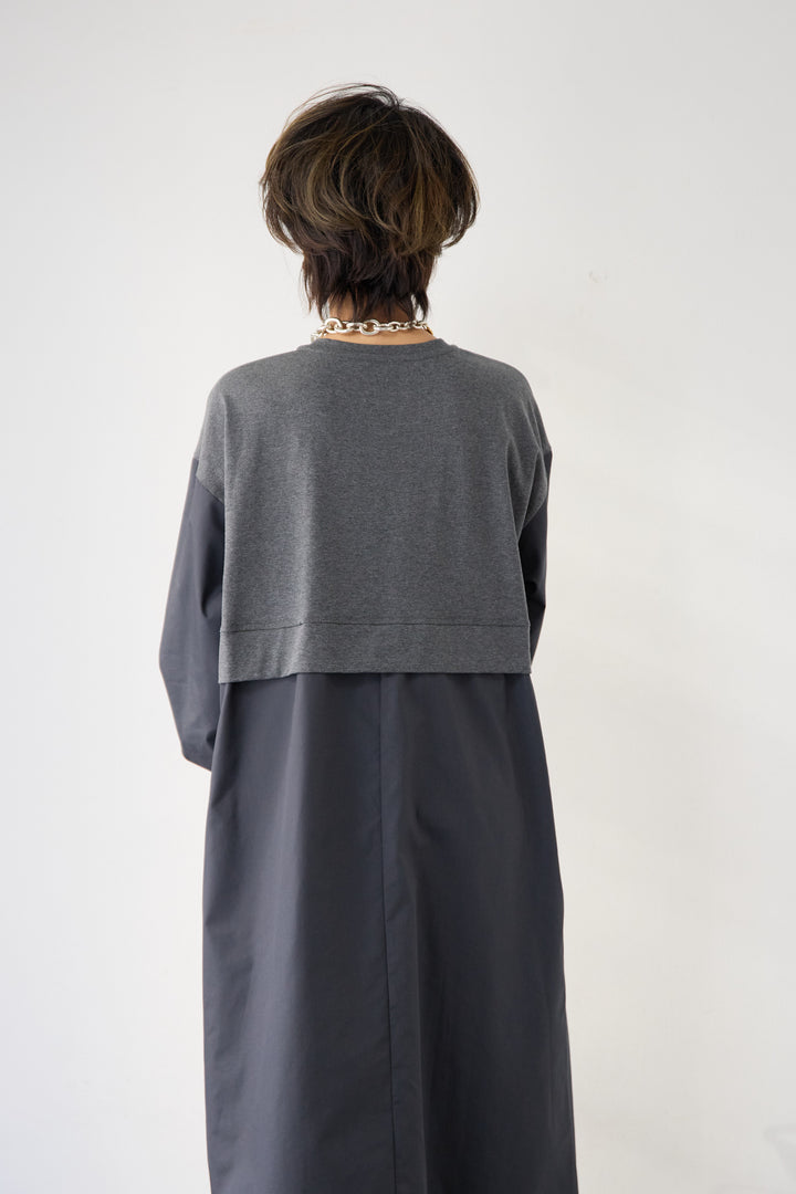 布帛切替カットワンピース