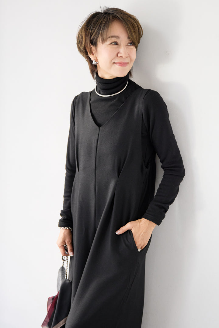 ストレッチ2WAYサロペット