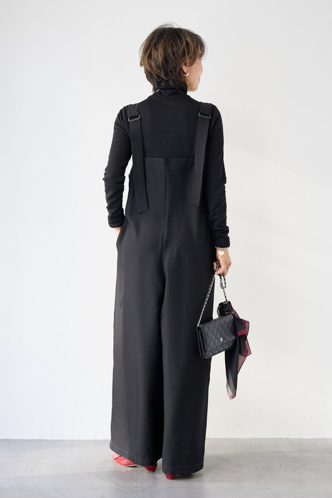 ストレッチ2WAYサロペット