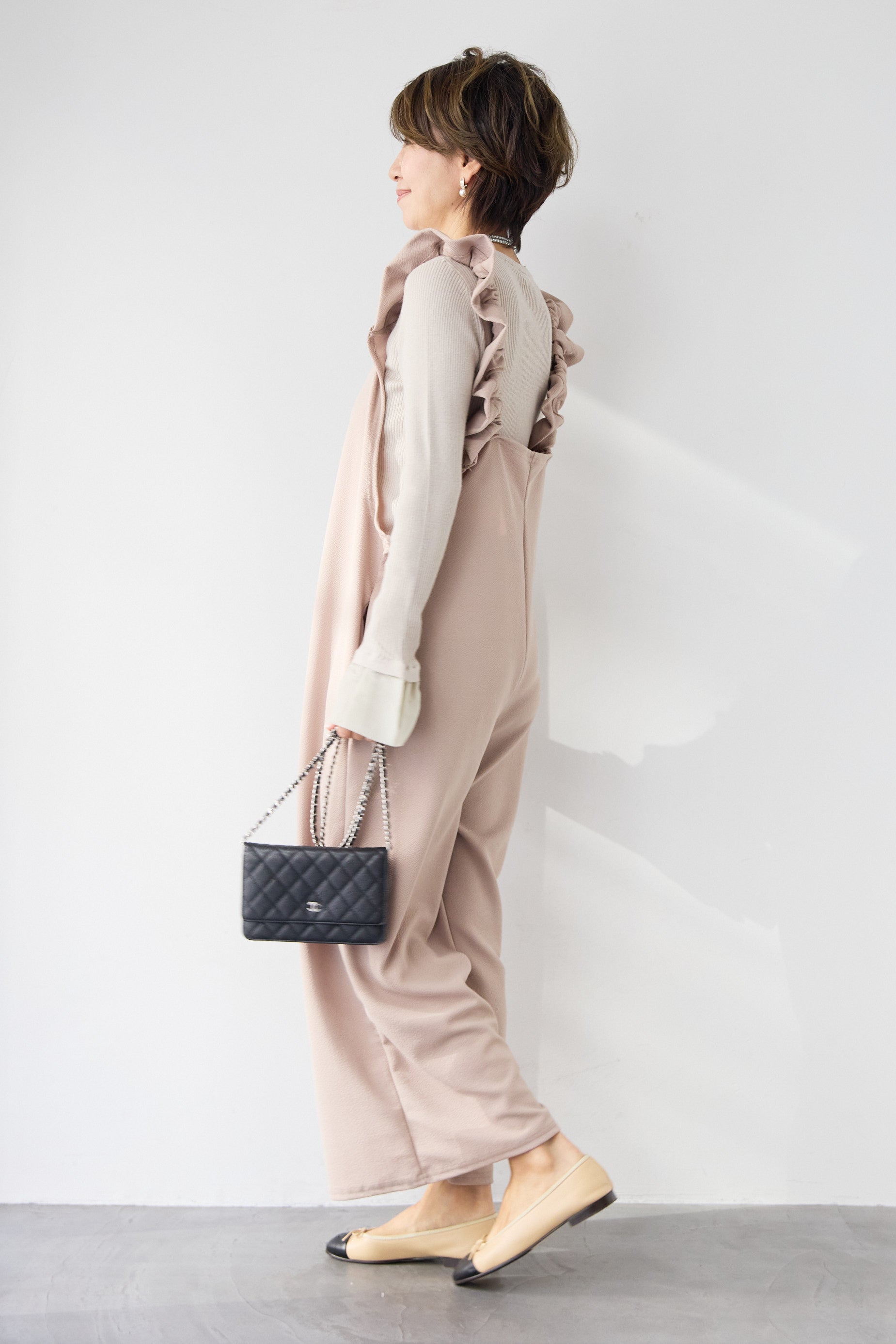 フリルショルダーオールインワン – plusotoha