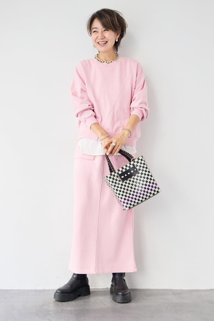 ピグメントスウェットスカート