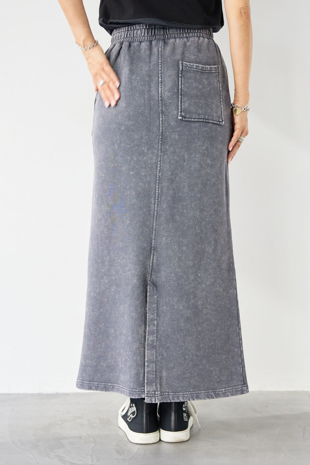 ピグメントスウェットスカート