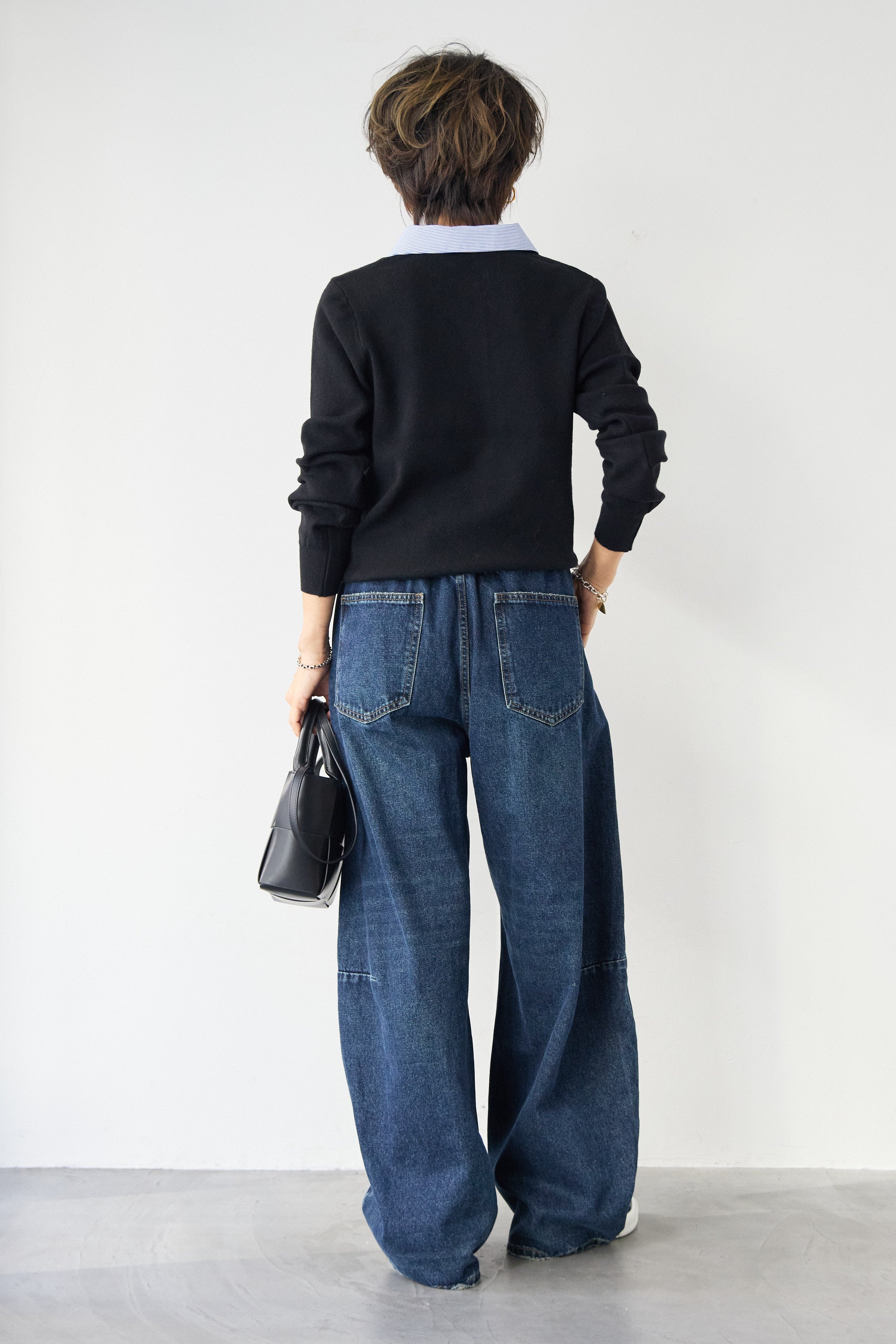 ストライプカラーニットカーディガン – plusotoha