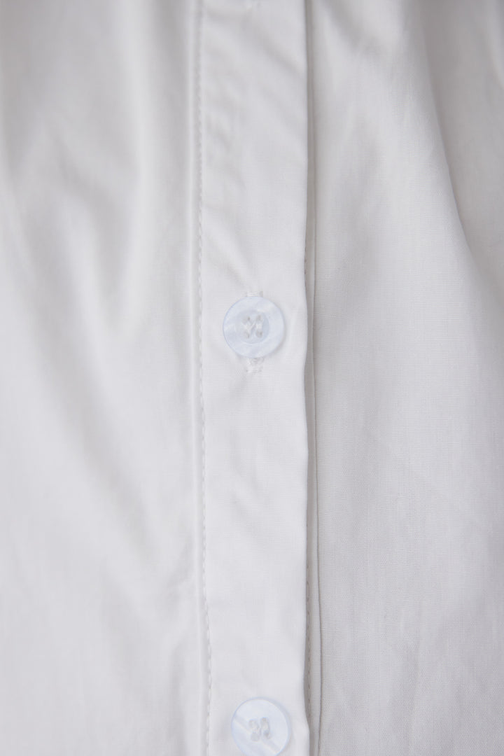 袖リボンギャザースリーブブラウス