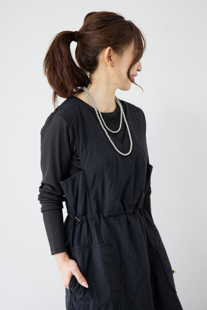 キルティングジャンパースカート