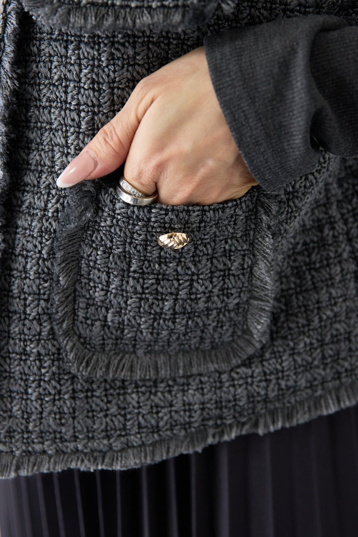 クラシカルベスト×ロングプリーツワンピースセット