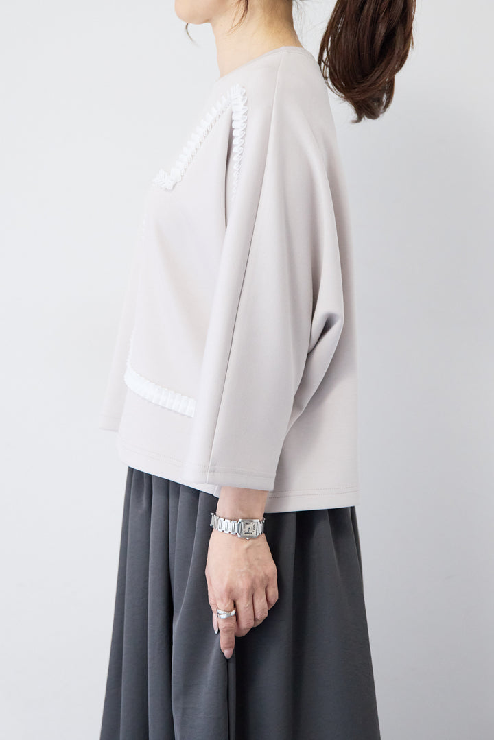 ハートデザインダンボールプルオーバー