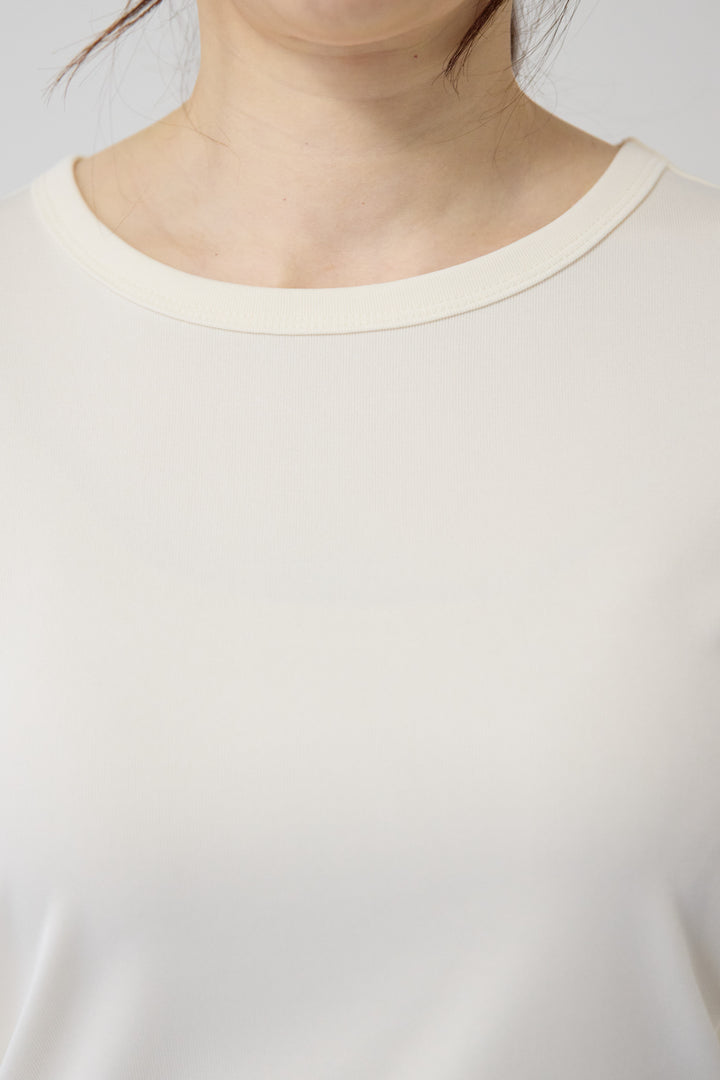 ストレッチクルーネックロンT