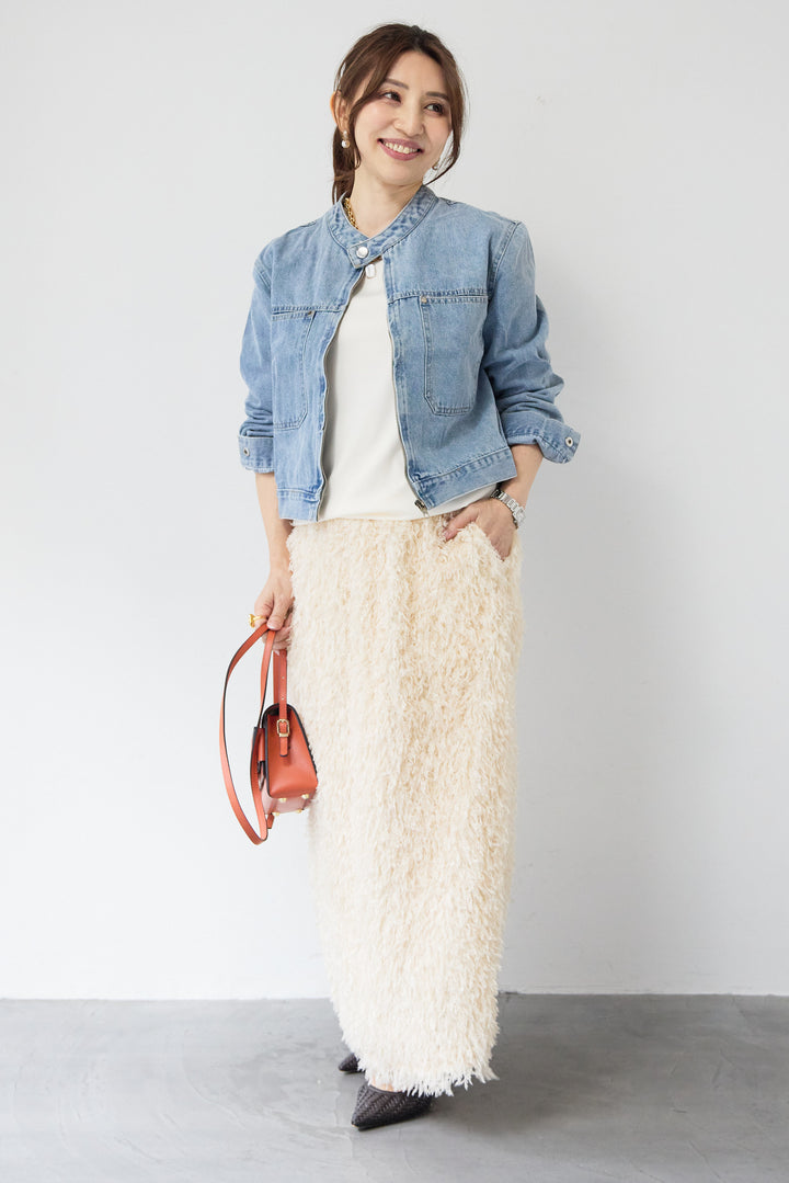 フェザーヤーン スカート