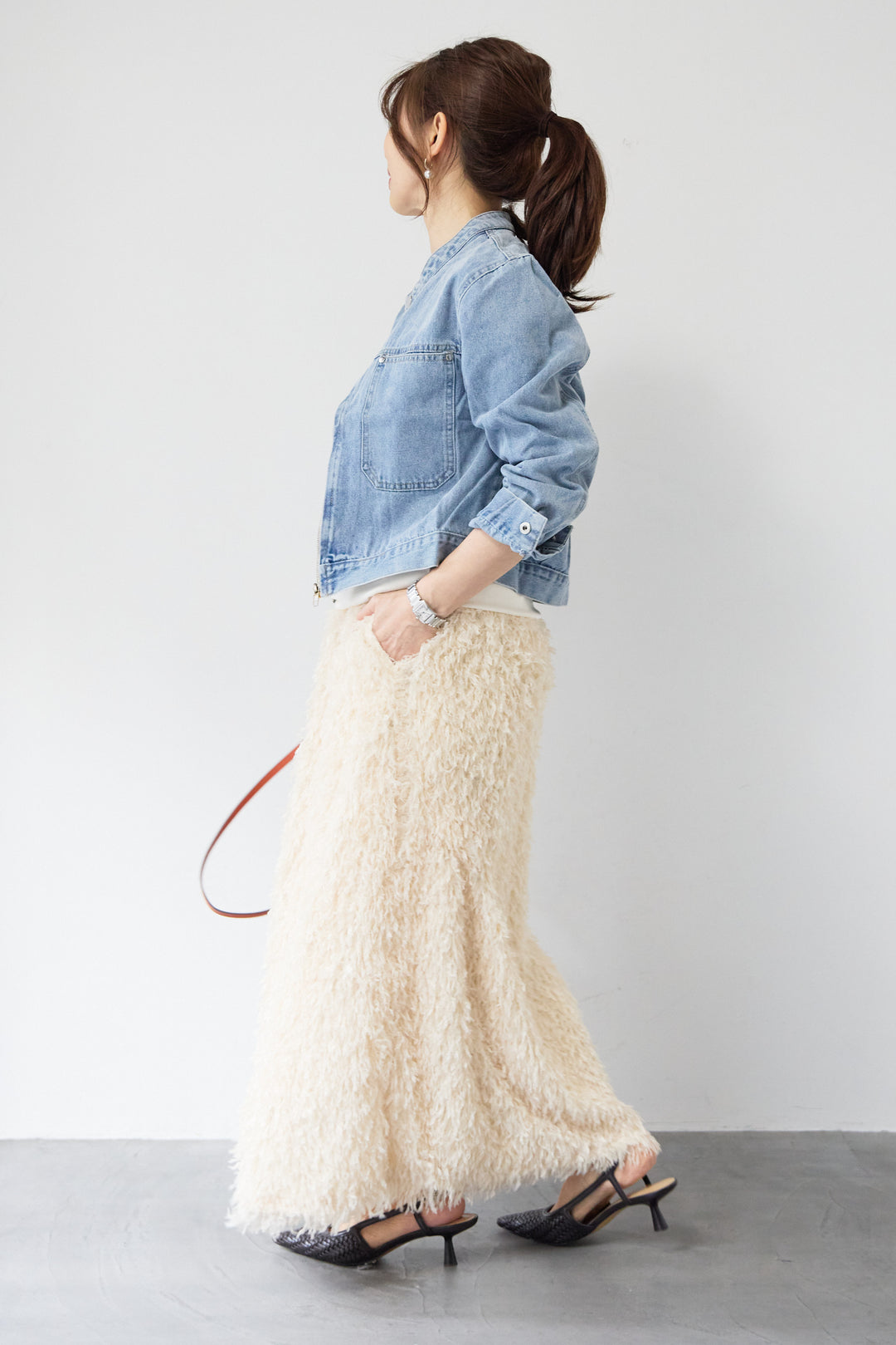 フェザーヤーン スカート