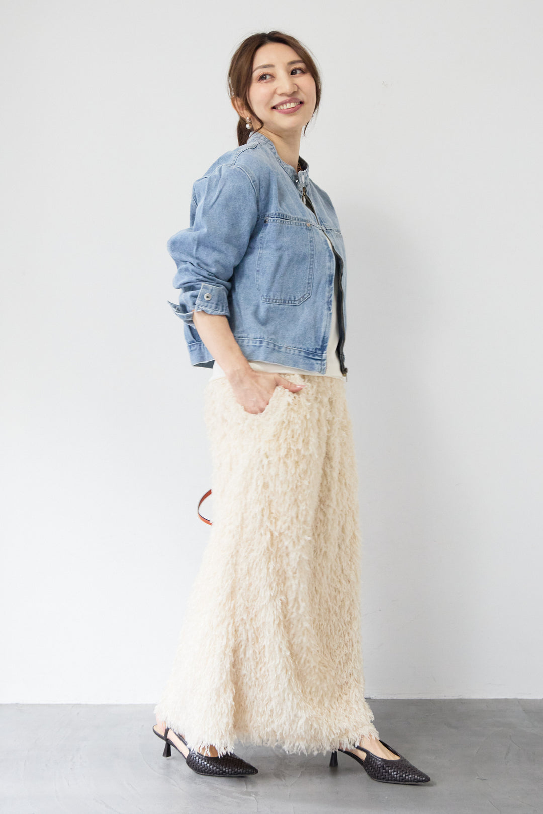 フェザーヤーン スカート