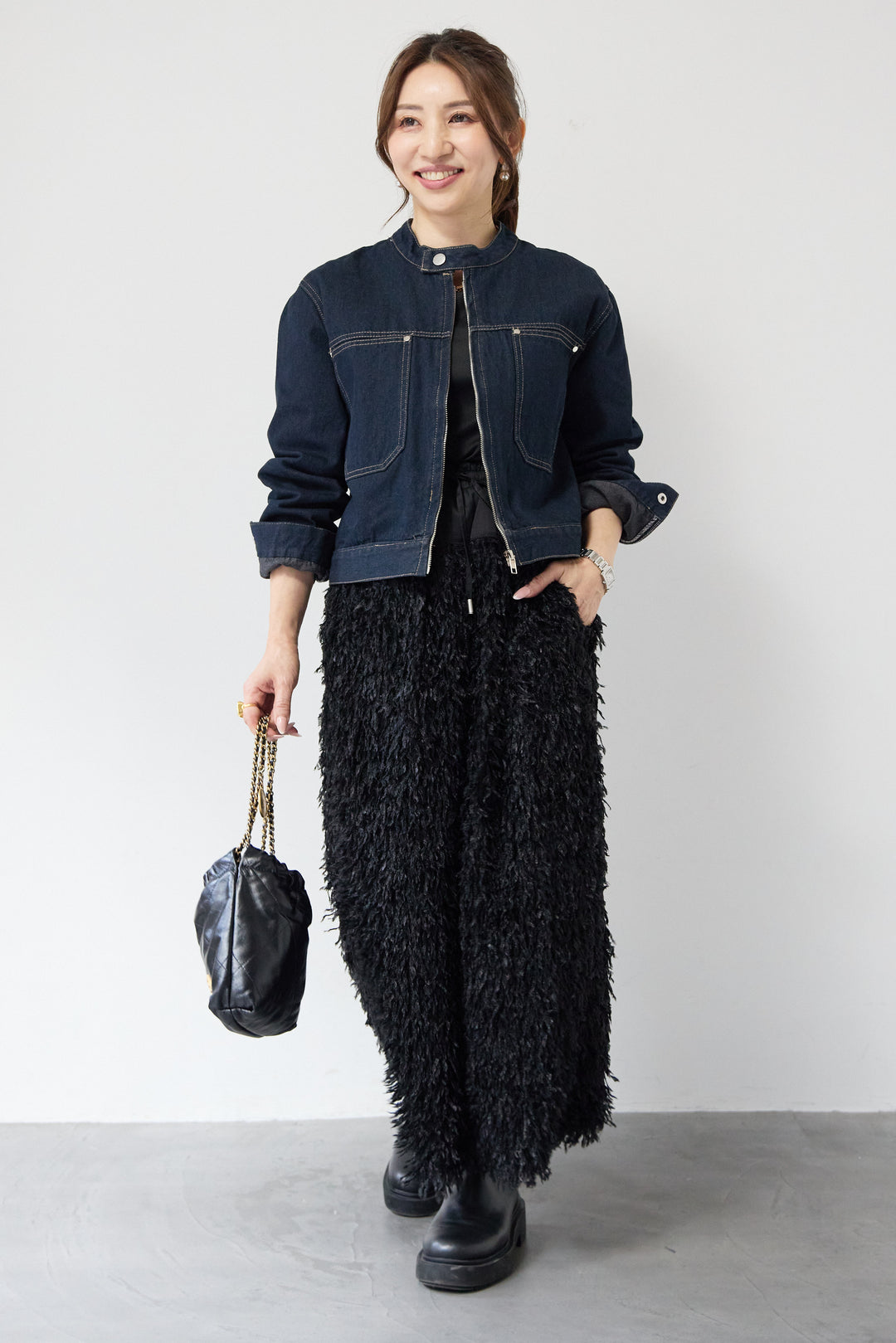 フェザーヤーン スカート