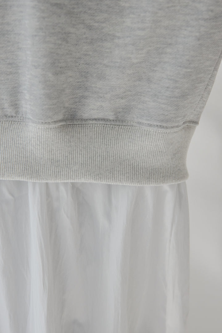 スウェットドッキングティアードワンピース