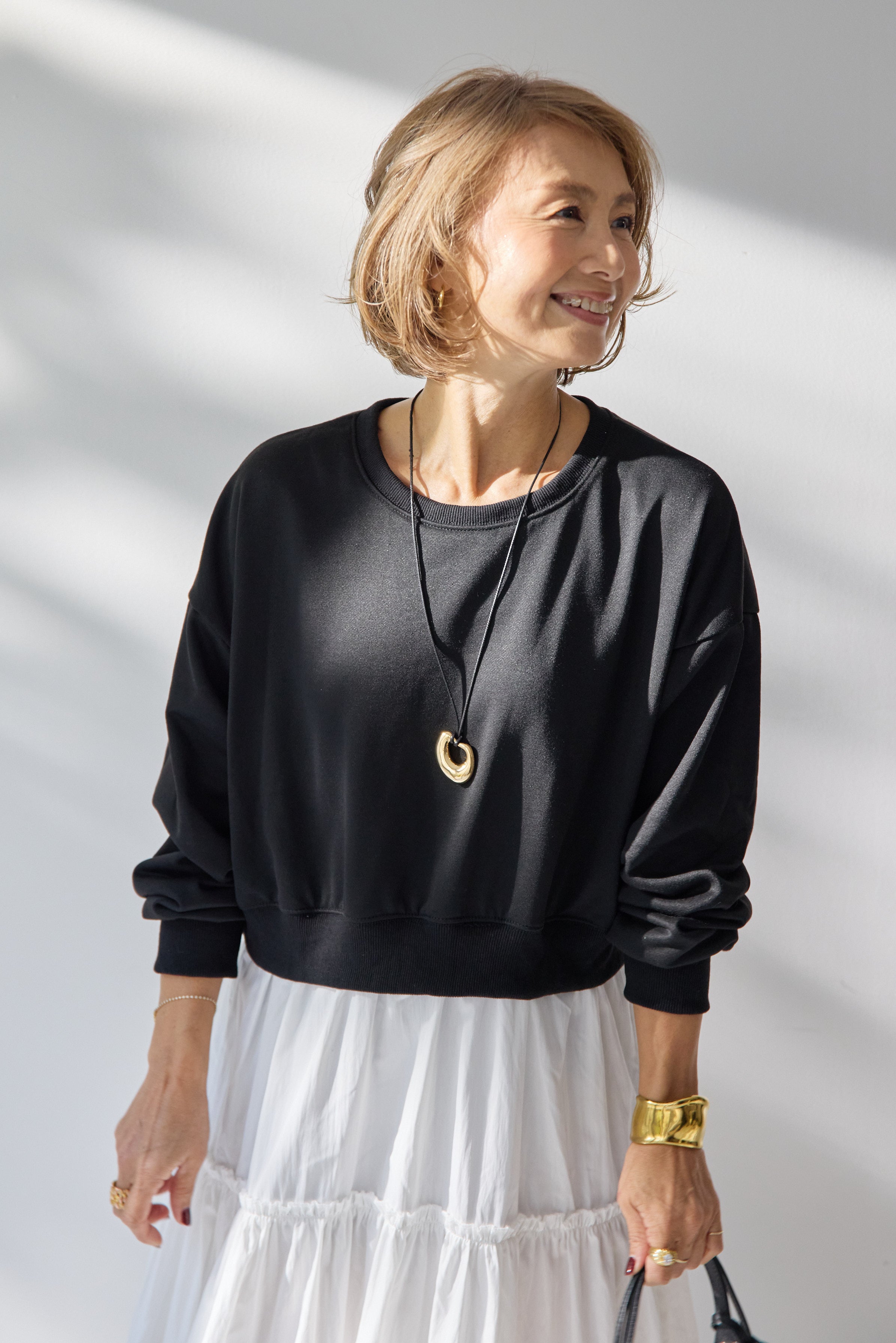 スウェットドッキングティアードワンピース – plusotoha