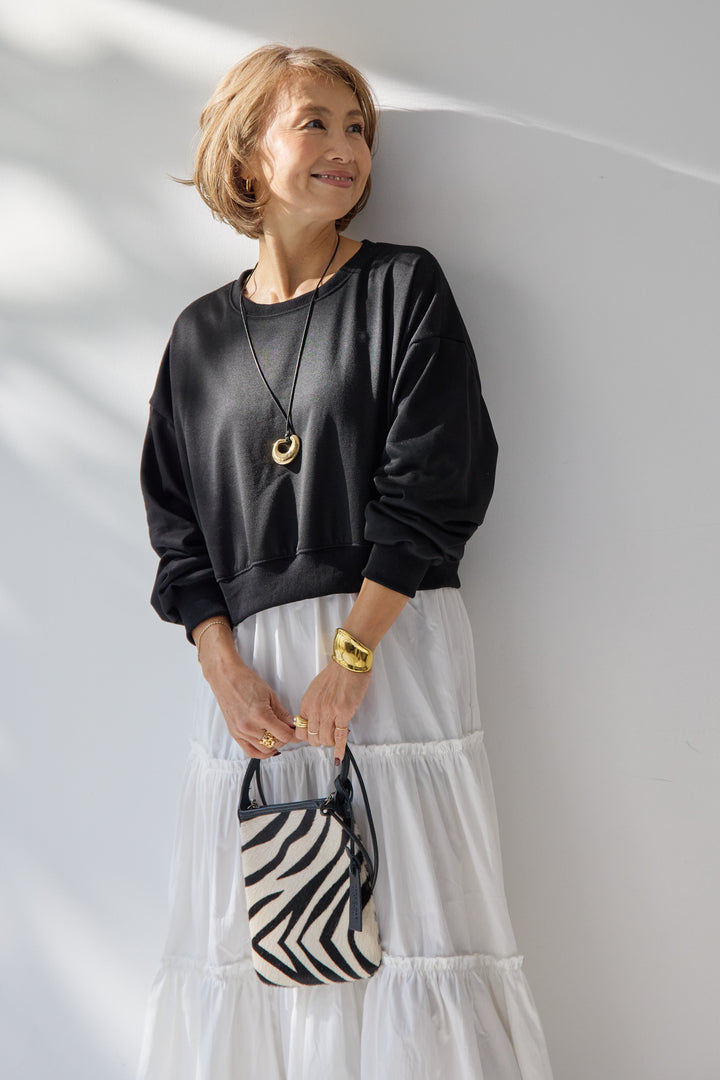 スウェットドッキングティアードワンピース