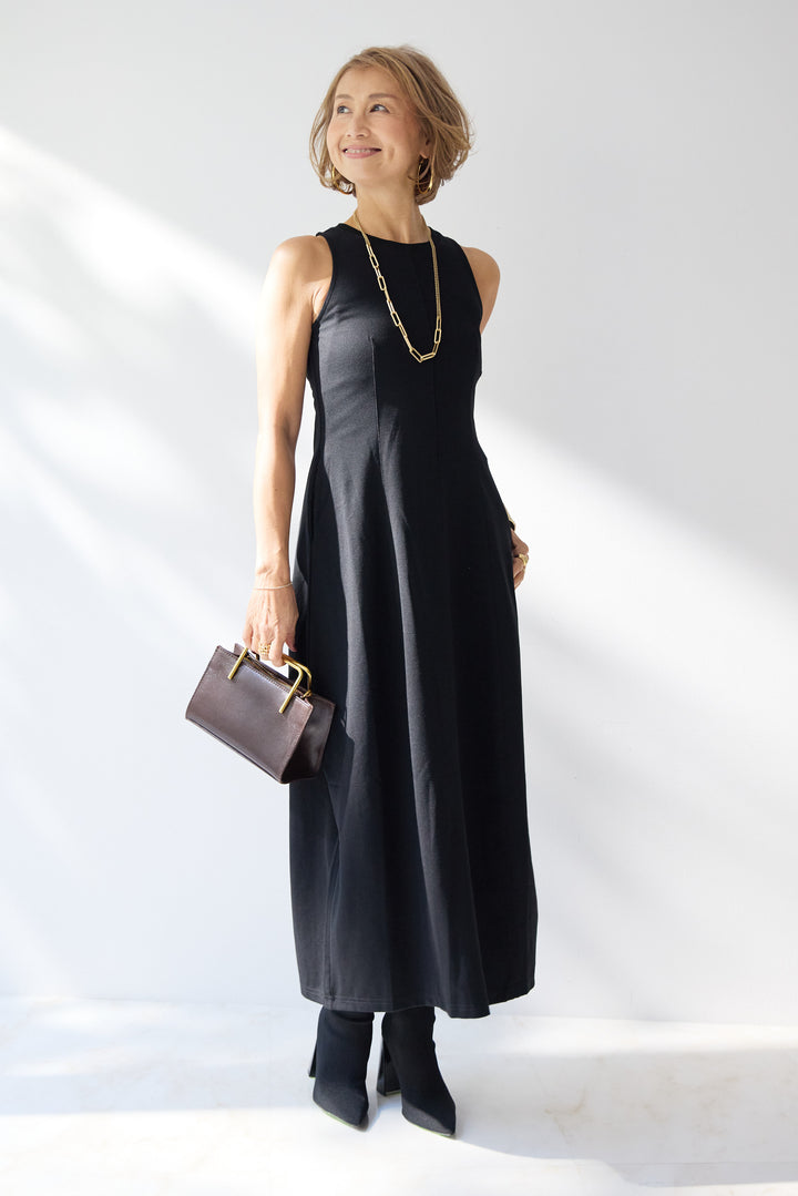 ジャージーコクーンワンピース