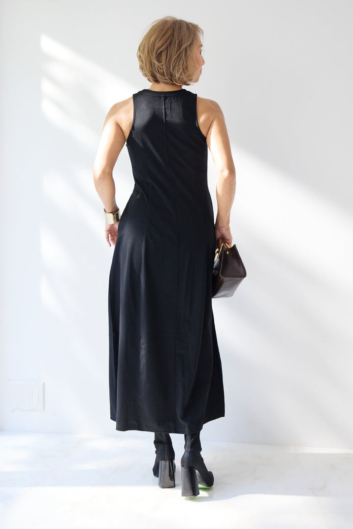 ジャージーコクーンワンピース