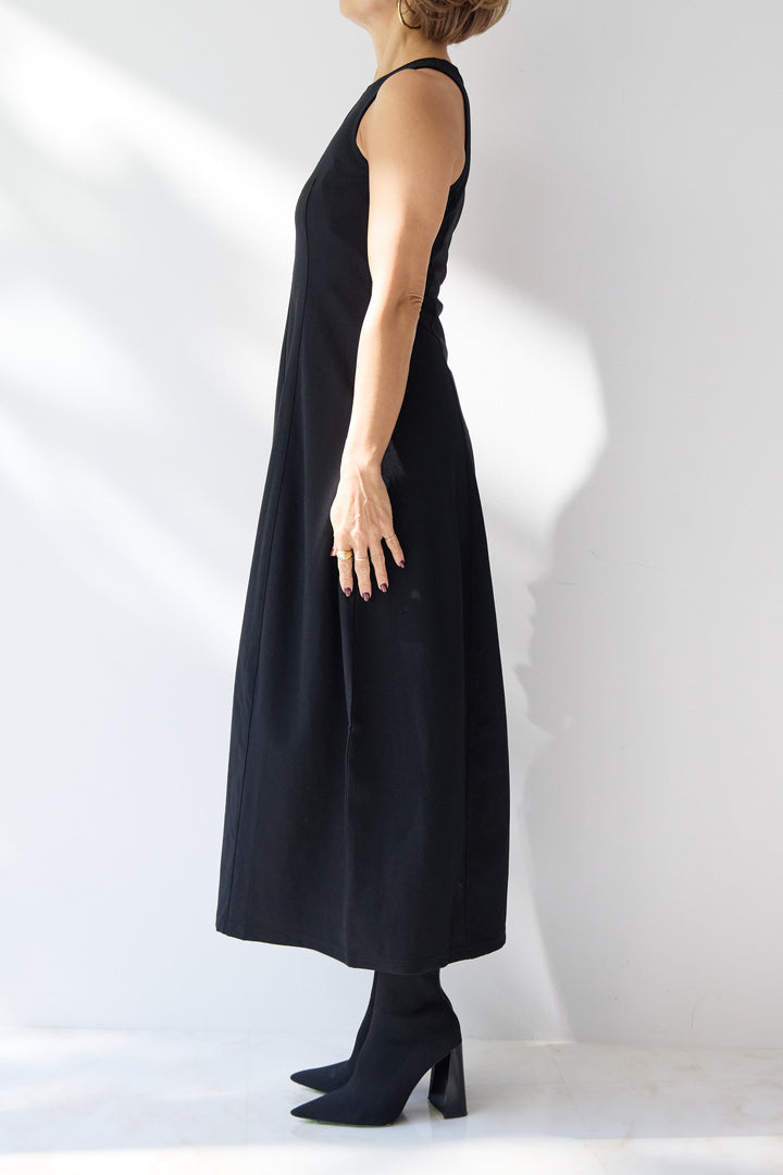 ジャージーコクーンワンピース