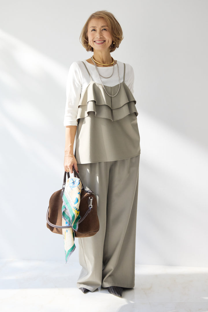 ベーシックフィット七分袖カットソー