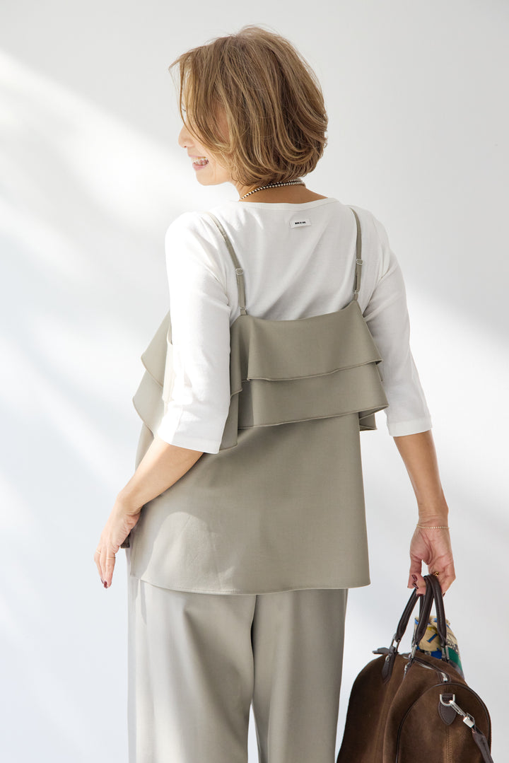 ベーシックフィット七分袖カットソー