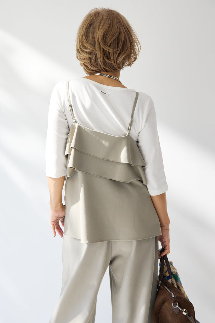 ベーシックフィット七分袖カットソー