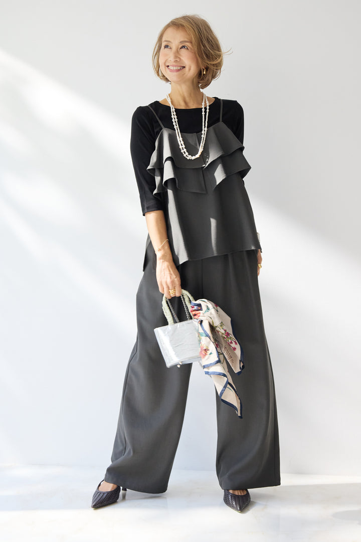 ベーシックフィット七分袖カットソー