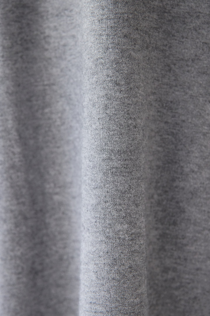 ストライプシャツカラー ニットワンピース