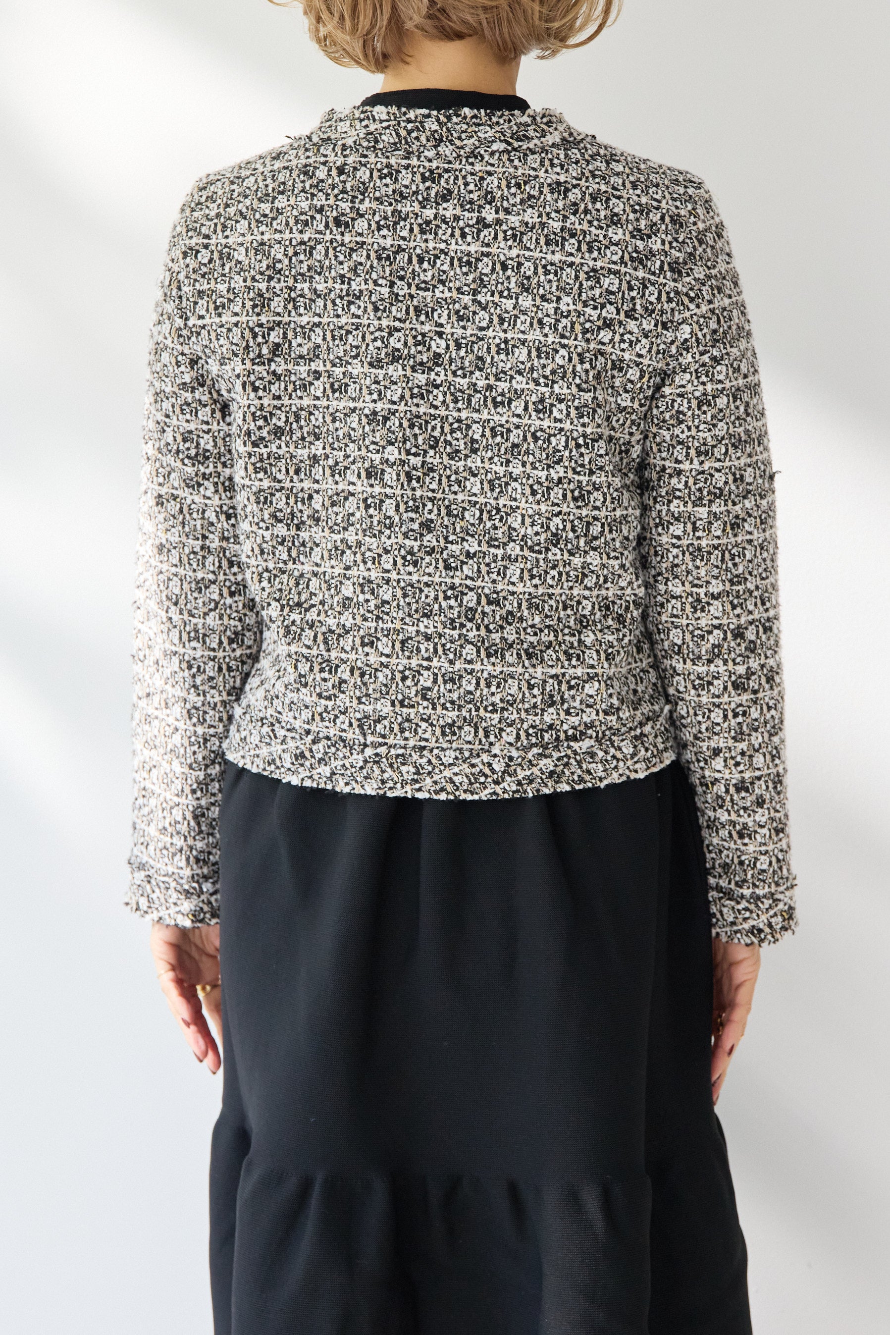 plus OTO.HA フリンジツイードジャケット フリンジツイードジャケット – plusotoha