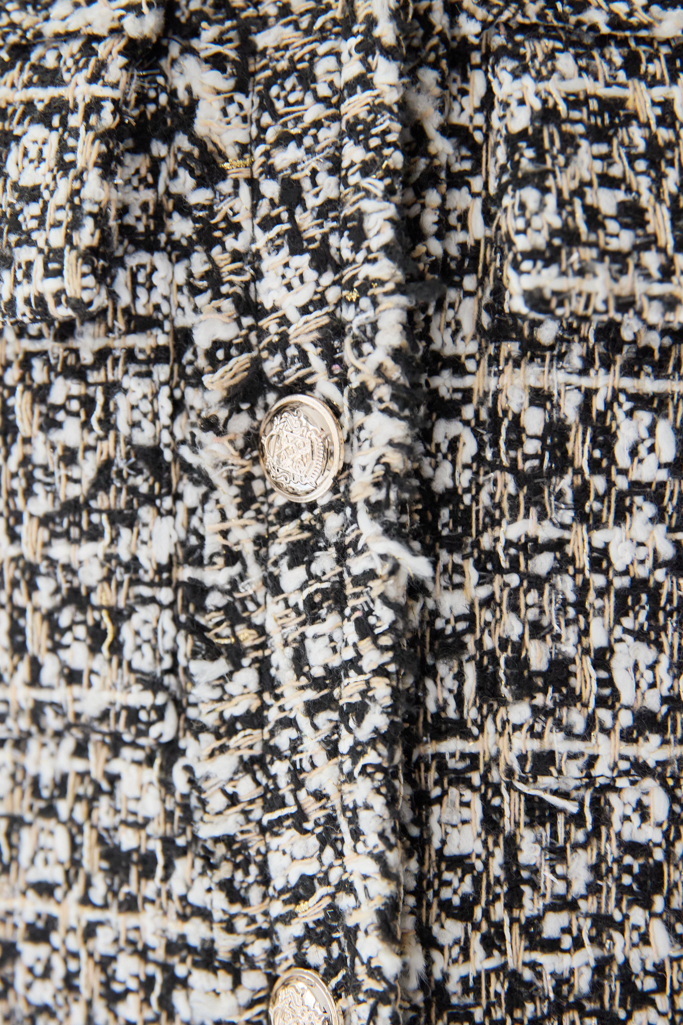 フリンジツイードジャケット – plusotoha