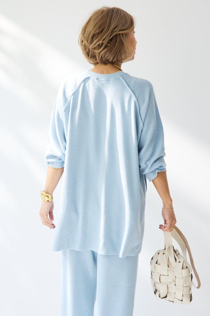 [SET]ラグランスリーブニットソーセットアップ+シルキーエリュール レースキャミソール(2set)