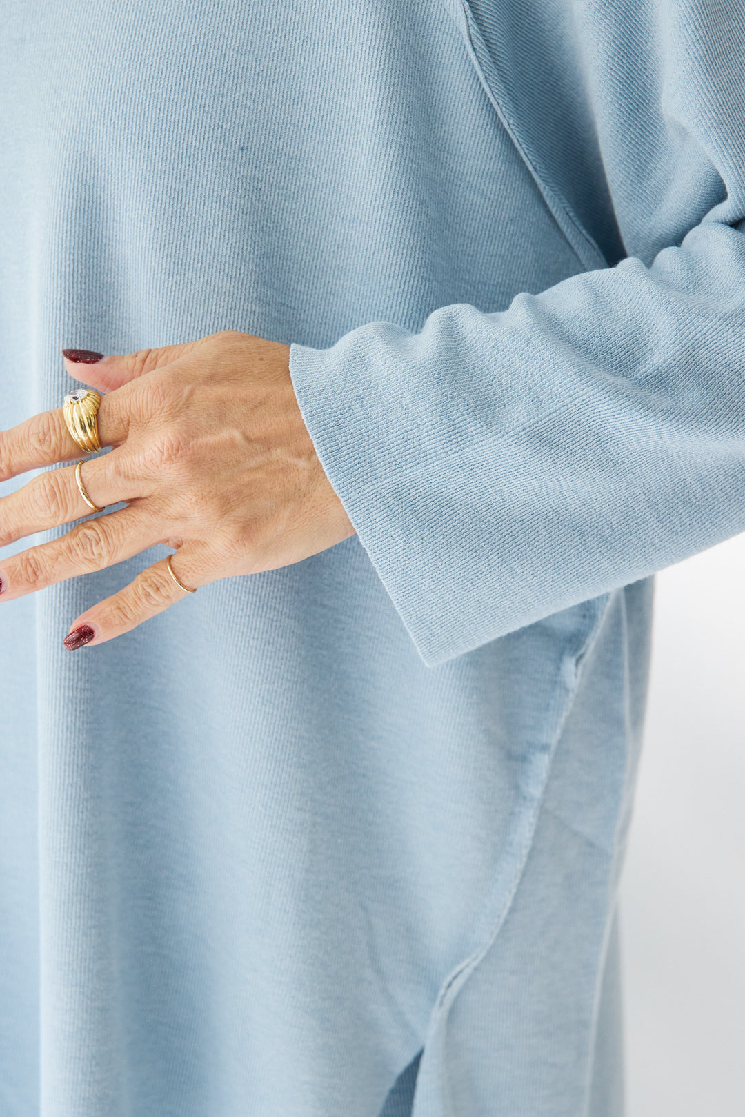 [SET]ラグランスリーブニットソーセットアップ+シルキーエリュール レースキャミソール(2set)