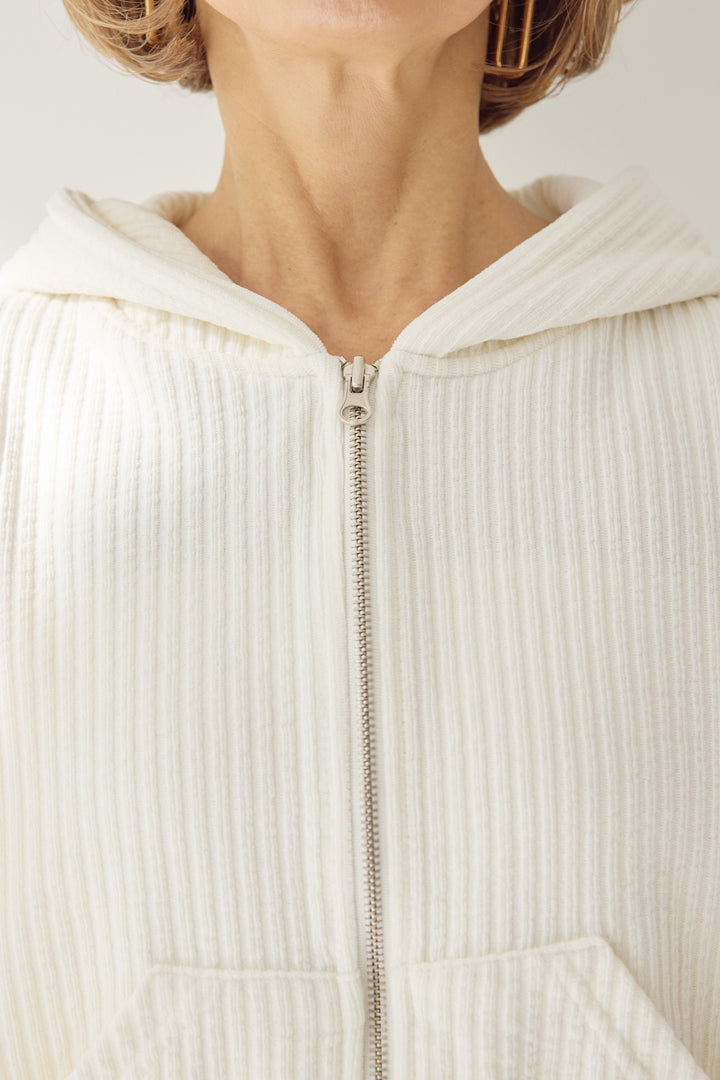 [SET]ソフトリブ フーディー+スカートセット+シルキーエリュール レースキャミソール(2set)