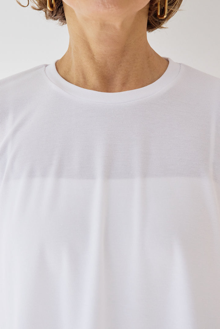 レース切替カットソー