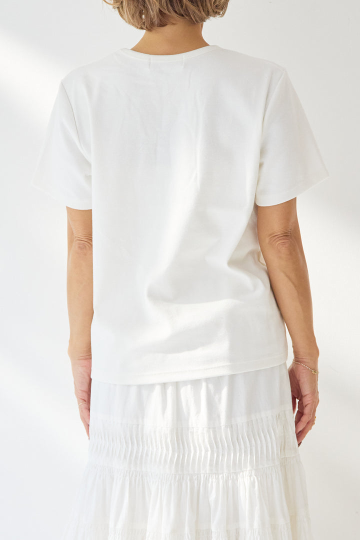 MAIRE フロッキーロゴTシャツ