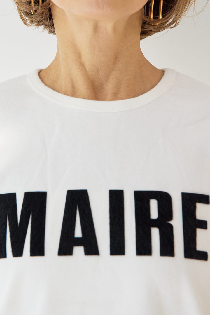 MAIRE フロッキーロゴTシャツ