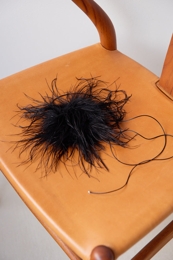 ボリュームマラボーファー コサージュ