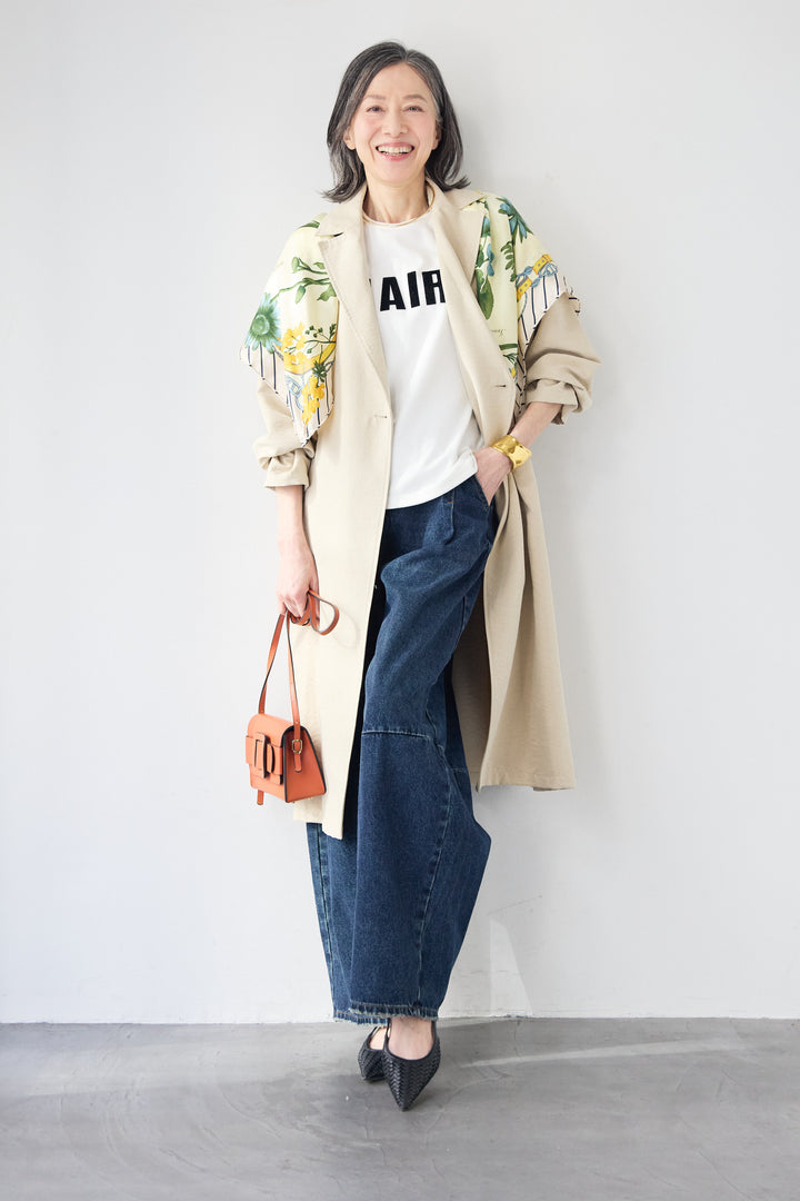 サイドスリット・ベーシックトレンチコート