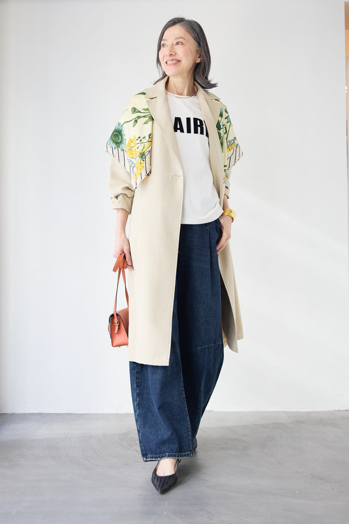 サイドスリット・ベーシックトレンチコート