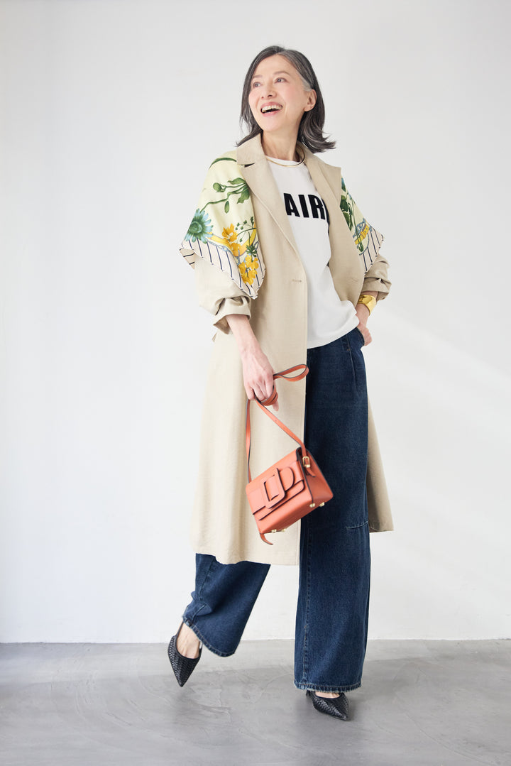 サイドスリット・ベーシックトレンチコート