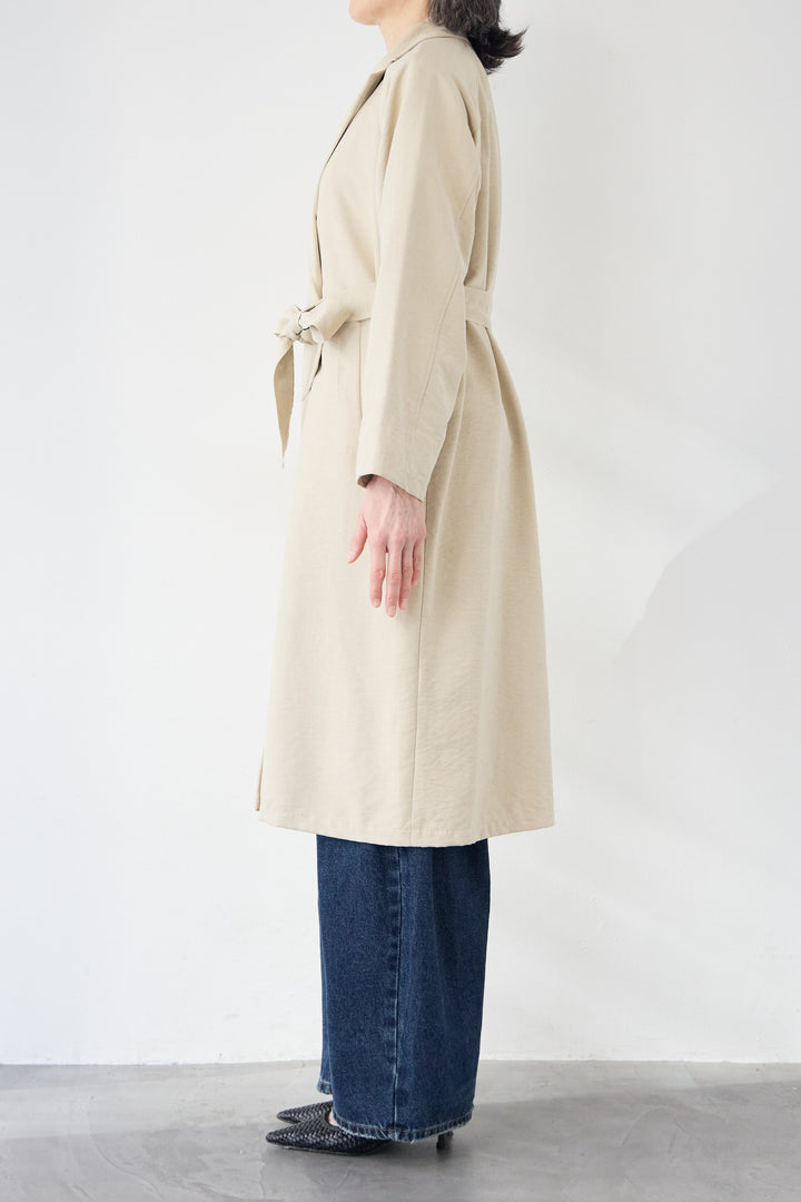 サイドスリット・ベーシックトレンチコート