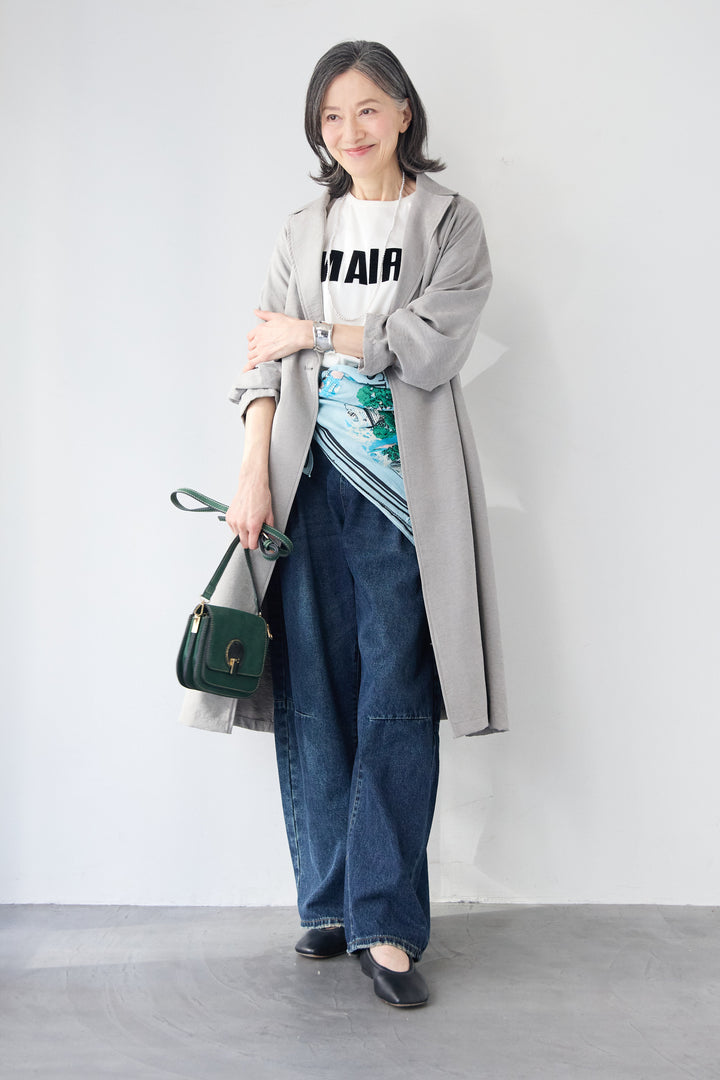 サイドスリット・ベーシックトレンチコート