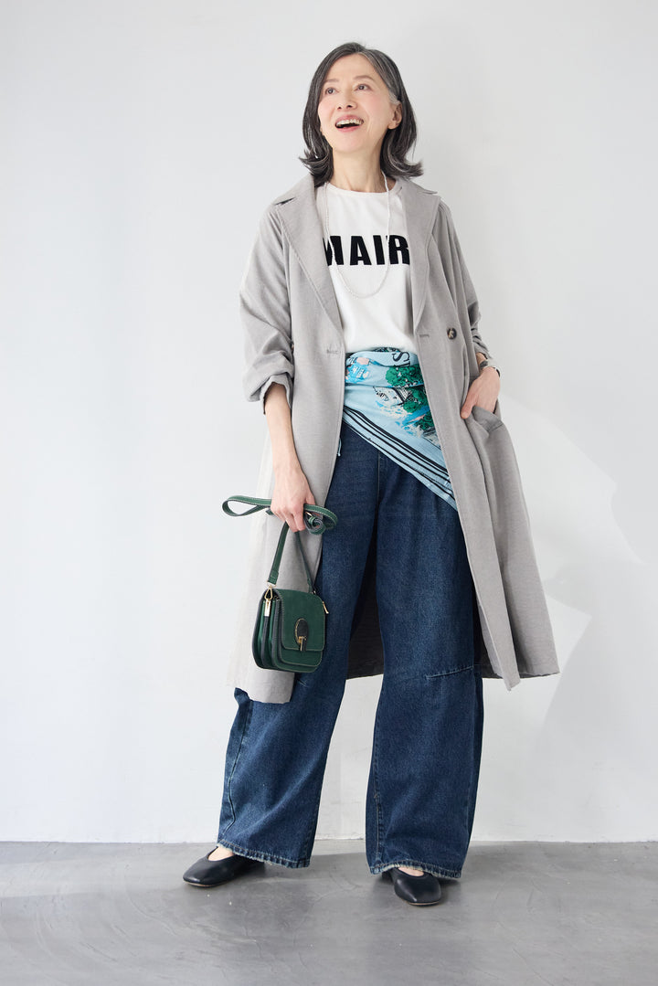 サイドスリット・ベーシックトレンチコート